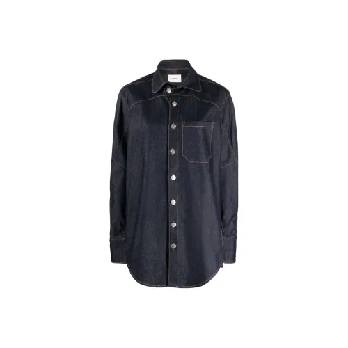 Coperni Индиго Женские Рубашки