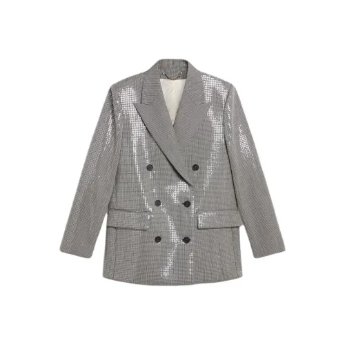 Golden Goose Серебряные Женские Куртки