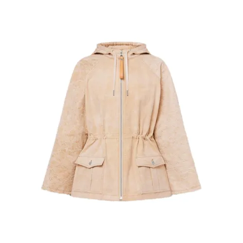 LOUIS VUITTON FW24 Куртки и пальто Женские Бежевый