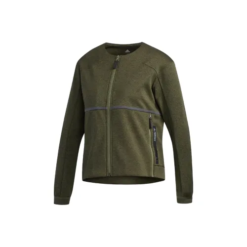 Adidas Куртка Женская Оливково-Зеленая