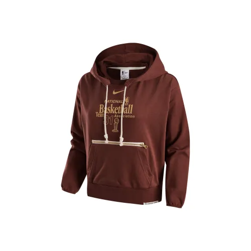 Nike Dri Fit NBA Толстовка Женские Пони Коричневый