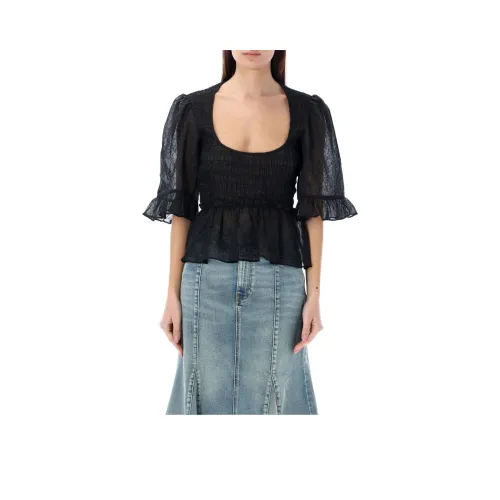 GANNI Черные Женские Рубашки