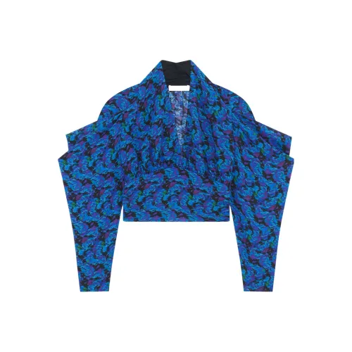 IRO NIGHT Синий Женские Рубашки