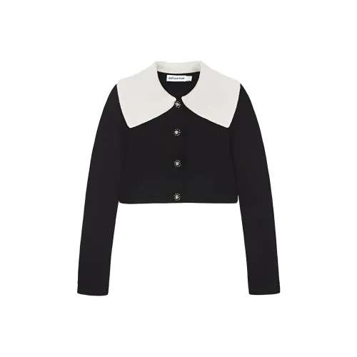 Self Portrait Трикотаж Женский Классический Черный