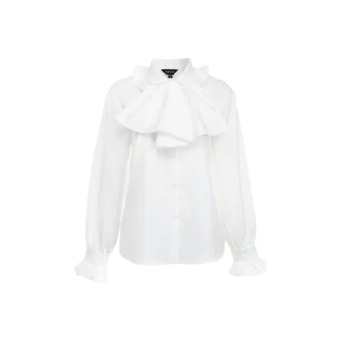 AIVEI Белые Женские Рубашки