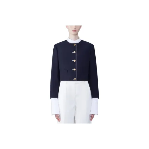 THOM BROWNE Морской синий Женские Куртки