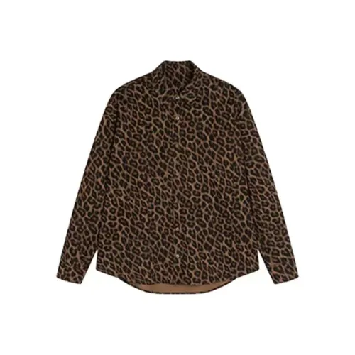 JOSR Рубашка Женская с Леопардовым Принтом