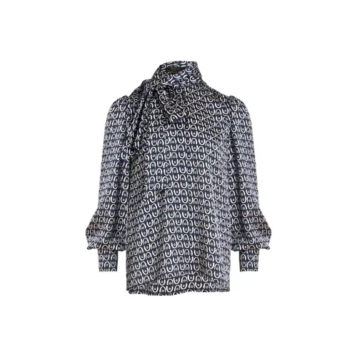 BESIONIA FW23 Рубашка Женская Синяя