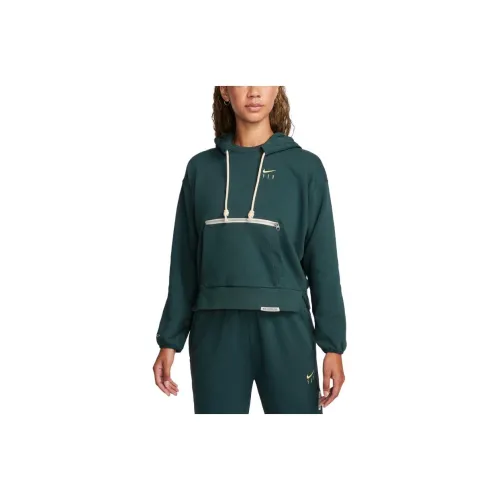 NIKE Зеленые Женские Свитшоты