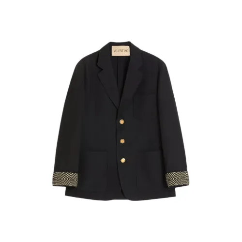 Valentino SS25 Куртки и Пальто Мужской Морской Синий