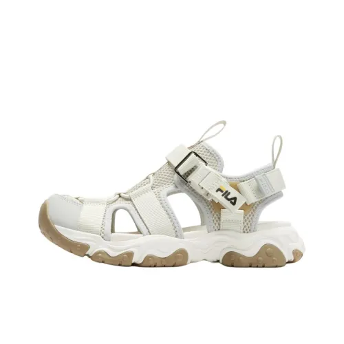 FILA KIDS Кошачья лапа Устойчивые к истиранию Дышащие Противоскользящие Низкий топ Детские сандалии
