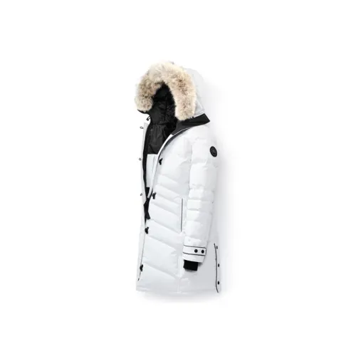 Canada Goose Black Mark Полярис Белый Женские Пуховики