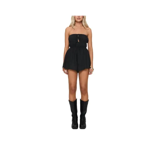 PRINCESS POLLY KASSIDI Без бретелей Комбинезон Женские Черный Черный