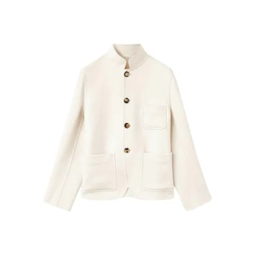 Loro Piana Мини Испания Куртка Куртки Пальто Женская Белая