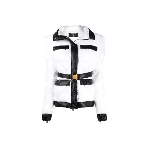BALMAIN FW22 Пуховик Женский Белый