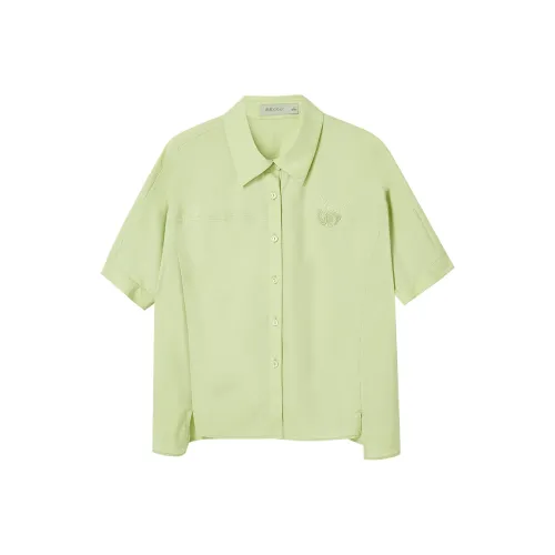 XIRAN Рубашка Женская Морская Пена Зеленая