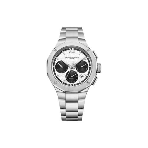 Baume & Mercier Автоматический Механический Movement Унисекс Rivera Series Часы 41 мм Белые