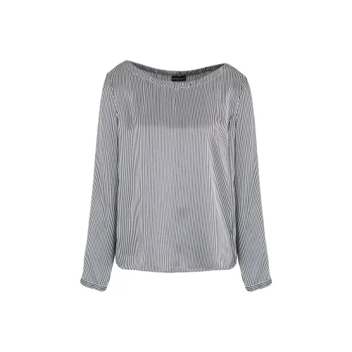 EMPORIO ARMANI FW24 Рубашка Женская Черно-Белая