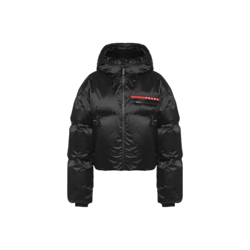 PRADA Пуховик Женский Черный