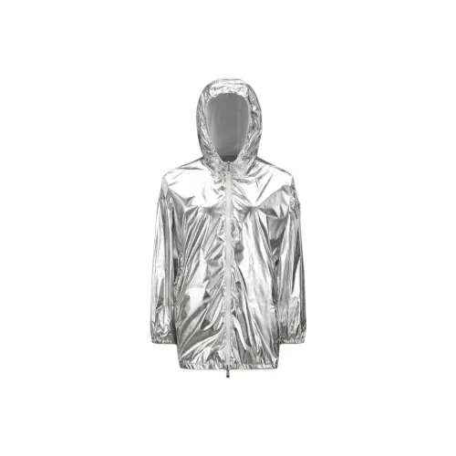 Moncler Куртки Пальто Женское Серебристое