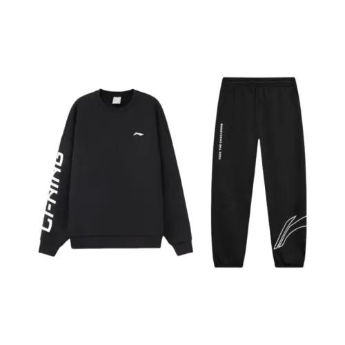 Лайнер Повседневная Спортивная Одежда Унисекс Черный