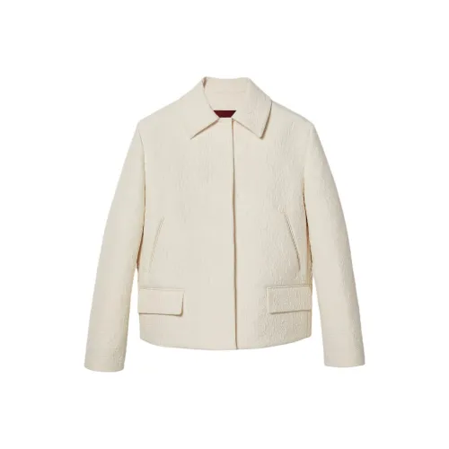 GUCCI SS24 Куртки Пальто Женские Айвори Белый