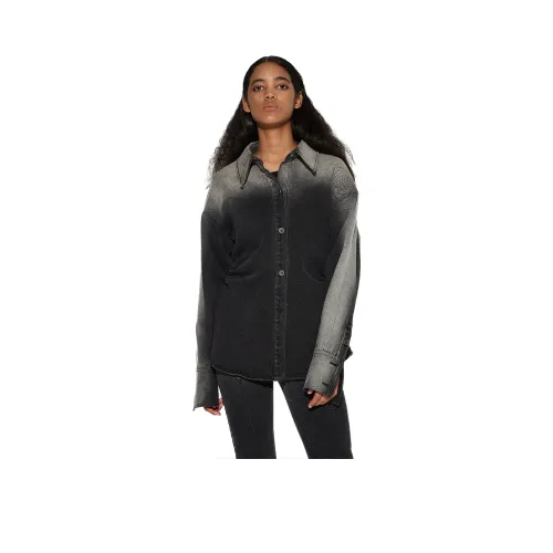 VANN VALRENCÉ Рубашка Женская Градиент Серый