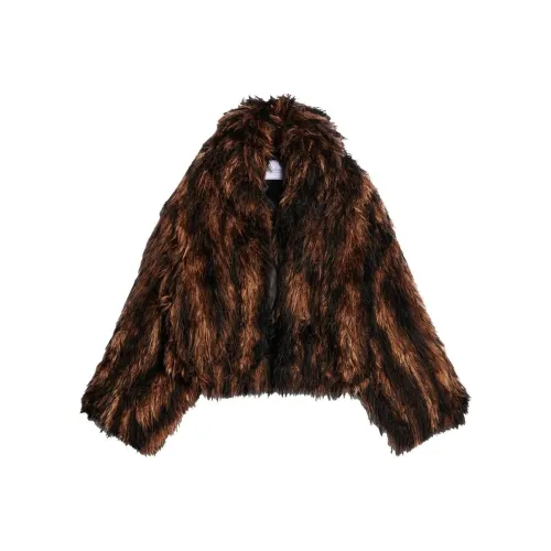 BALENCIAGA Коричневые Женские Куртки