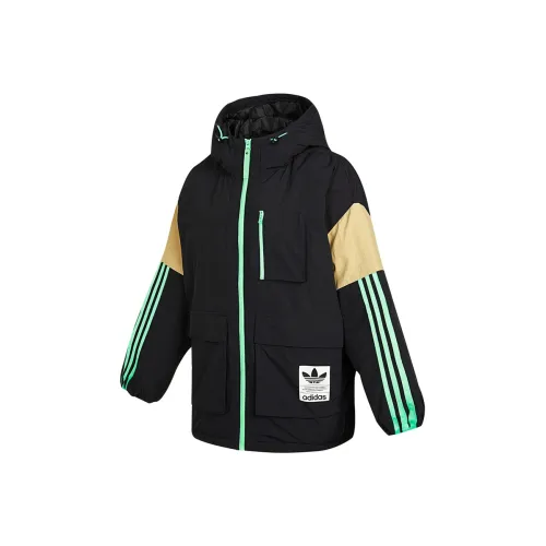 Adidas Originals Пуховик Зимний Женский Черный