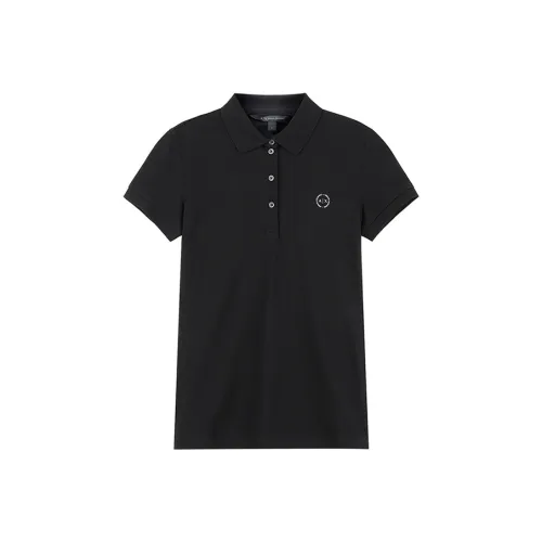 ARMANI EXCHANGEAE SS24 Поло Женское Черное