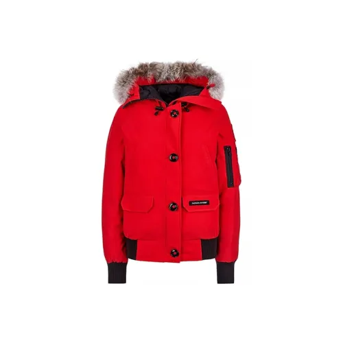 Canada Goose пуховик PARKA пальто зимний женский красный