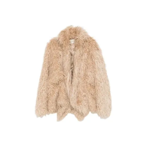 DRIES VAN NOTEN Бежевые Женские Куртки