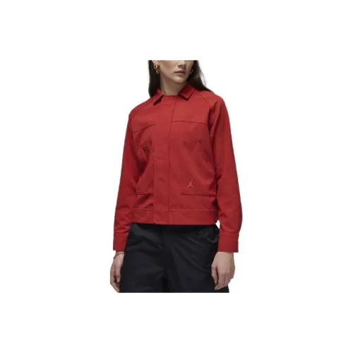 Джордан Куртки и Пальто Женские Оранжевые Красные