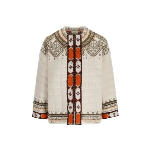 ETRO Экрю Женские Куртки