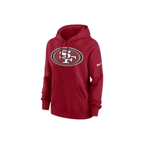 NIKE Красный Женские Свитшоты