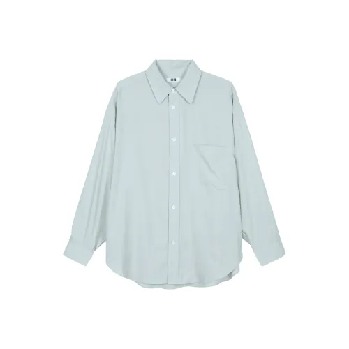 Uniqlo U Collection FW23 Рубашка Женская Светло-Серый