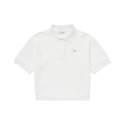 LACOSTE Поло Женское Белое