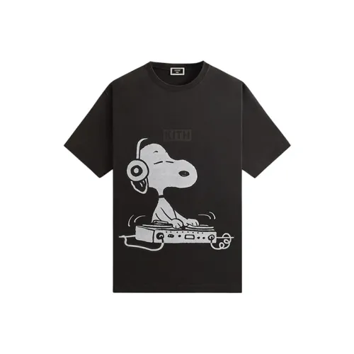 KITH X PEANUTS T-Shirt Мужской Черный