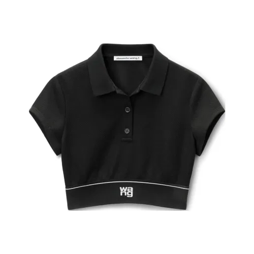 alexander wang Черное Женское Поло