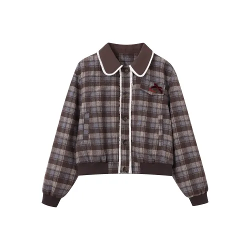 FPMZ Куртки Пальто Женские Коричневый