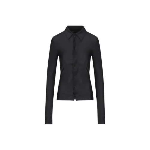 Balenciaga Рубашка Slim Fit Женская Черная