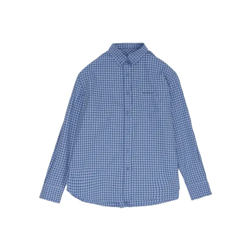 MJ STYLE Синие Женские Рубашки