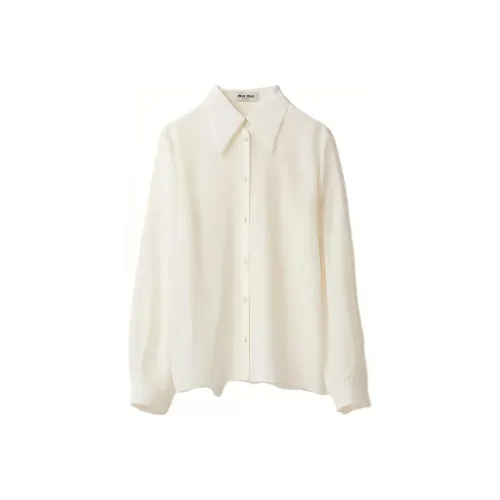 MIU MIU Белые Женские Рубашки