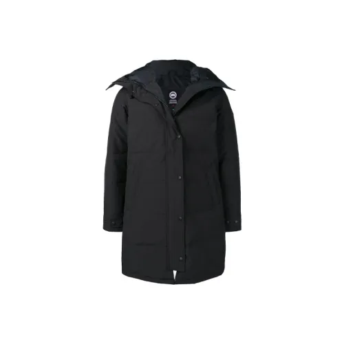 Canada Goose Shelburne Series Down Jacket Parka Coat Women's Black