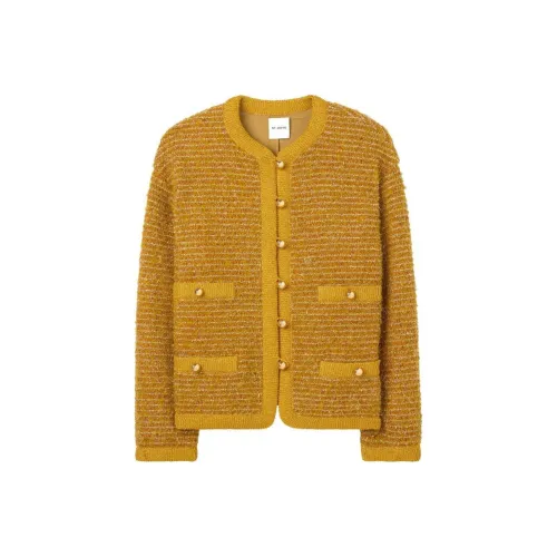 St. John SS24 Куртки Пальто Женские Горчично-желтые