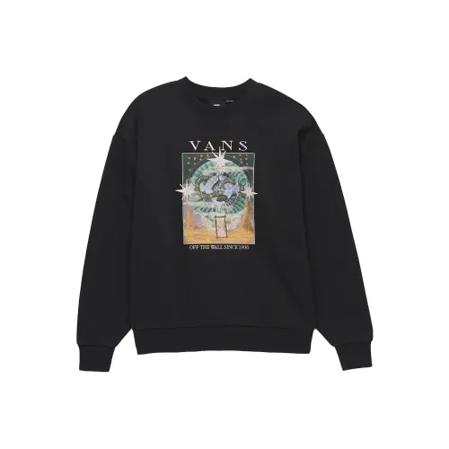 Vans Stormlight Oversized Long Sleeve CREW SWEATSHIRT Женские Черный