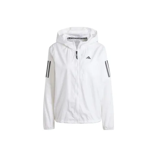 Adidas OWN THE RUN Куртка Куртки Пальто Женская Белая