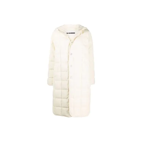 JIL SANDER Белый Женские Пуховики