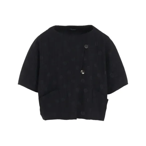 Yohji Yamamoto FW24 Куртки и Пальто Женские Черный