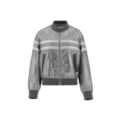 DIOR Quarterly New Products Куртки Пальто Женские Серебристые